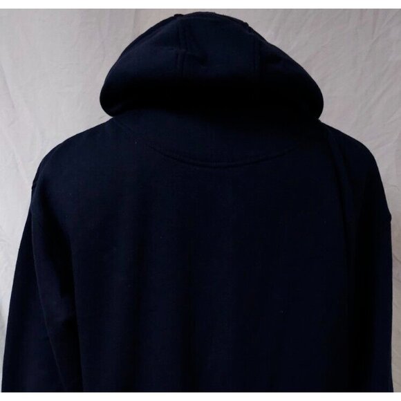 Goby Dream Wear Womens XL Dark Blue Fleece Full Zip Hooded Jacket Hoodie - Picture 8 of 11